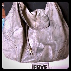 Frye Gray Hobo Bag